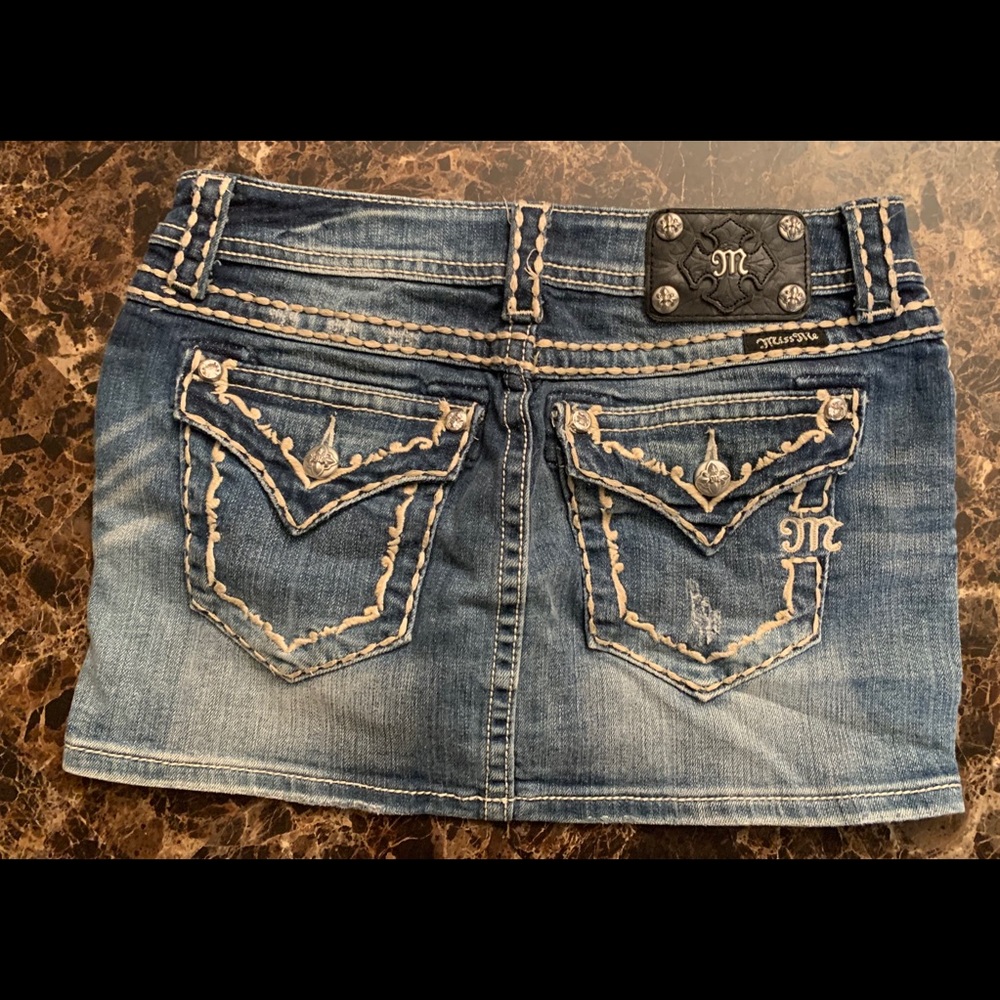 Miss Me denim mini skirt 27